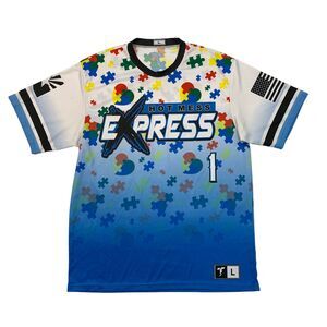 Hot Mess Express Arizona T Shirt Adult L Large Puzzle Jersey Crew Performance